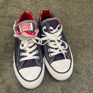 Converse All Star - Navy double tongue